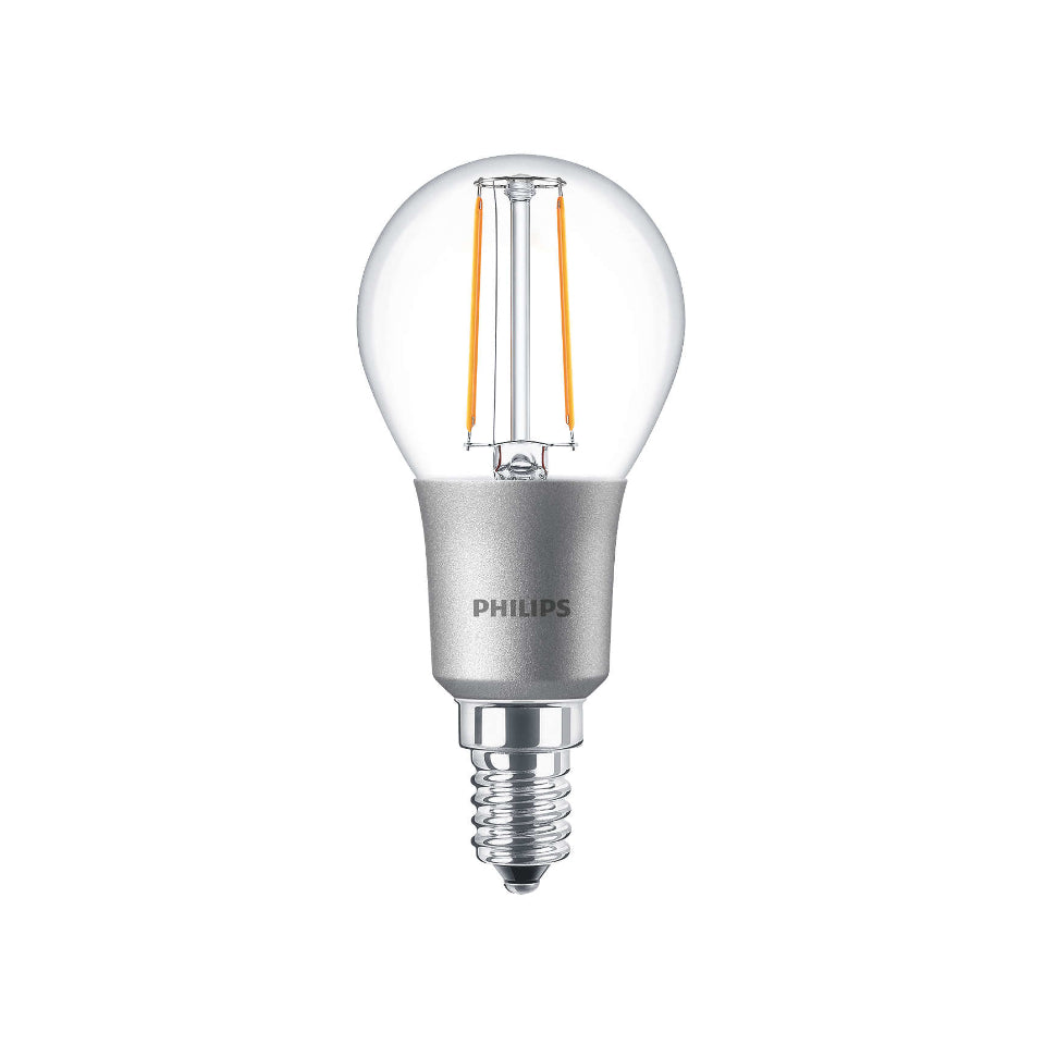 Philips LED Kronepære 3W(25W) 827 300lm Dim Klar E14