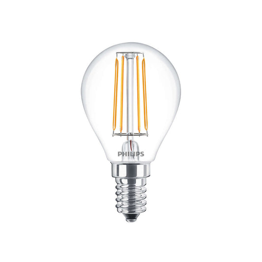 Philips LED Kronepære 4W(40W) 827 470lm Klar E14