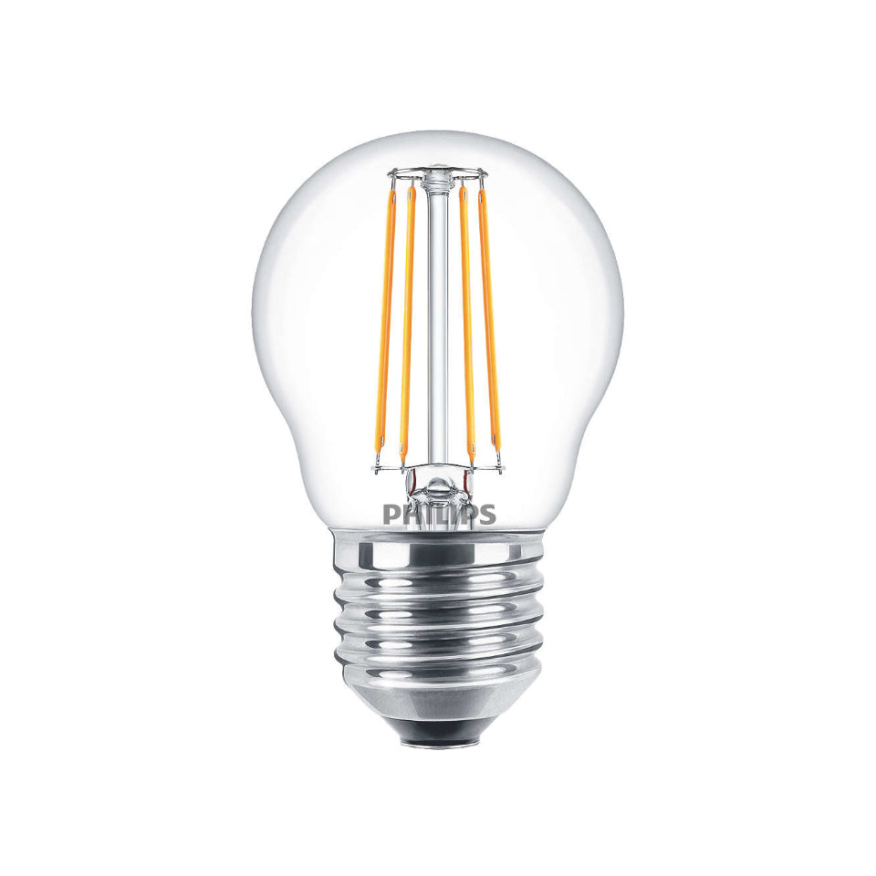 Philips LED Kronepære 5W(40W) 827 470lm Dim Klar E27
