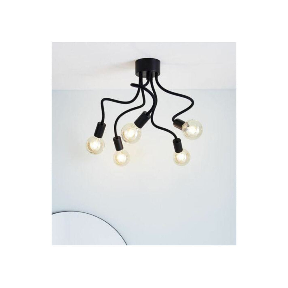 Markslöjd Loftlampe Medusa Ø70cm. Sort