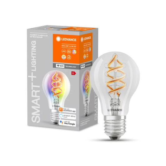 Ledvance Smart+ LED Standardpære 4,5W 827 RGBW Dim WiFi E27