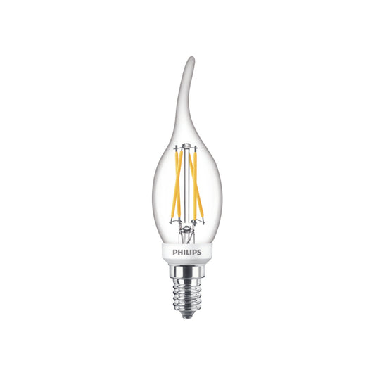 Philips LED Kertepære 6W(40W) 922-927 470lm DimTone Vindstød Klar E14