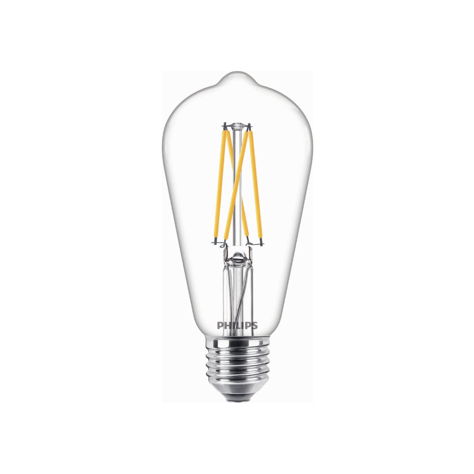 Philips LED ST64 9W(60W) 922-927 806lm WarmGlow Klar E27