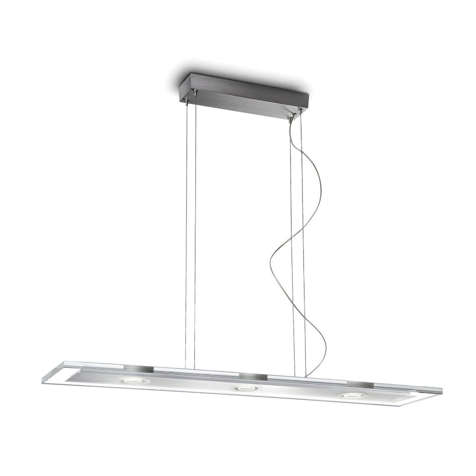 Philips LED Loftlampe 22,5W 3100K 90cm. Klar/Sølv