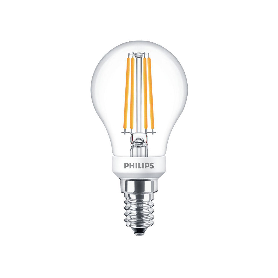 Philips LED Kronepære 5W(40W) 827 470lm Dim Klar E14