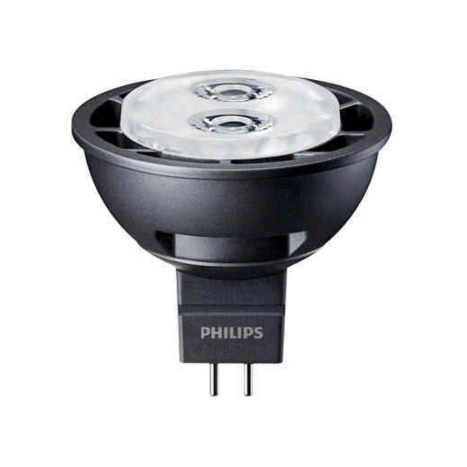 Philips LED MR16 4,5W(20W) 827 207lm 24° Sort