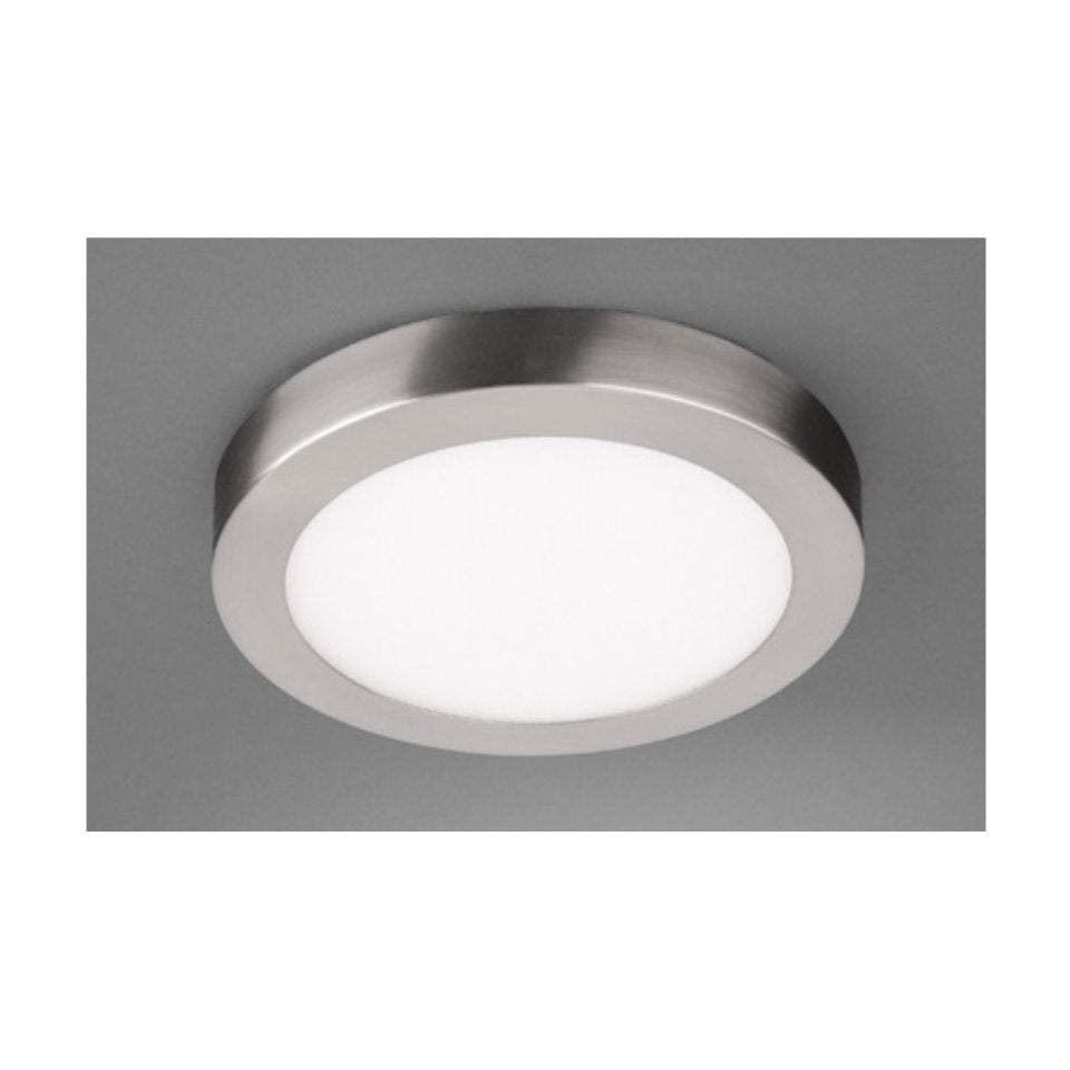 Massive Loftlampe Ø31cm. Mat/Chrom