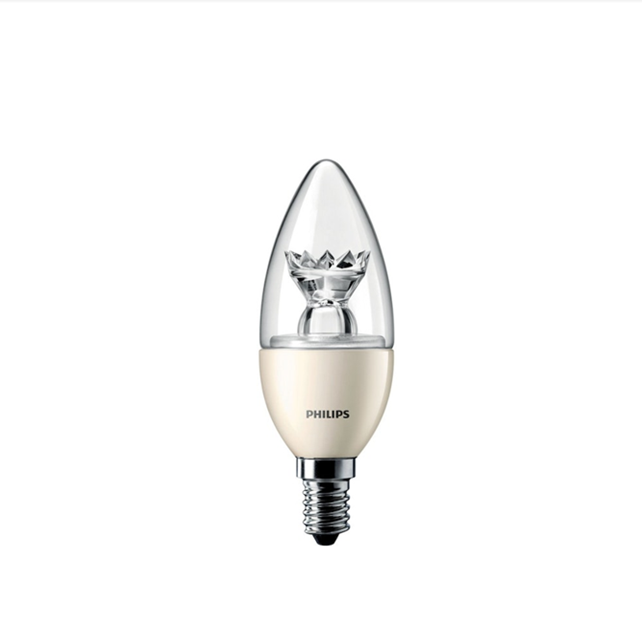 Philips LED Kertepære 6,2W(40W) 827 470lm Dim Klar E14