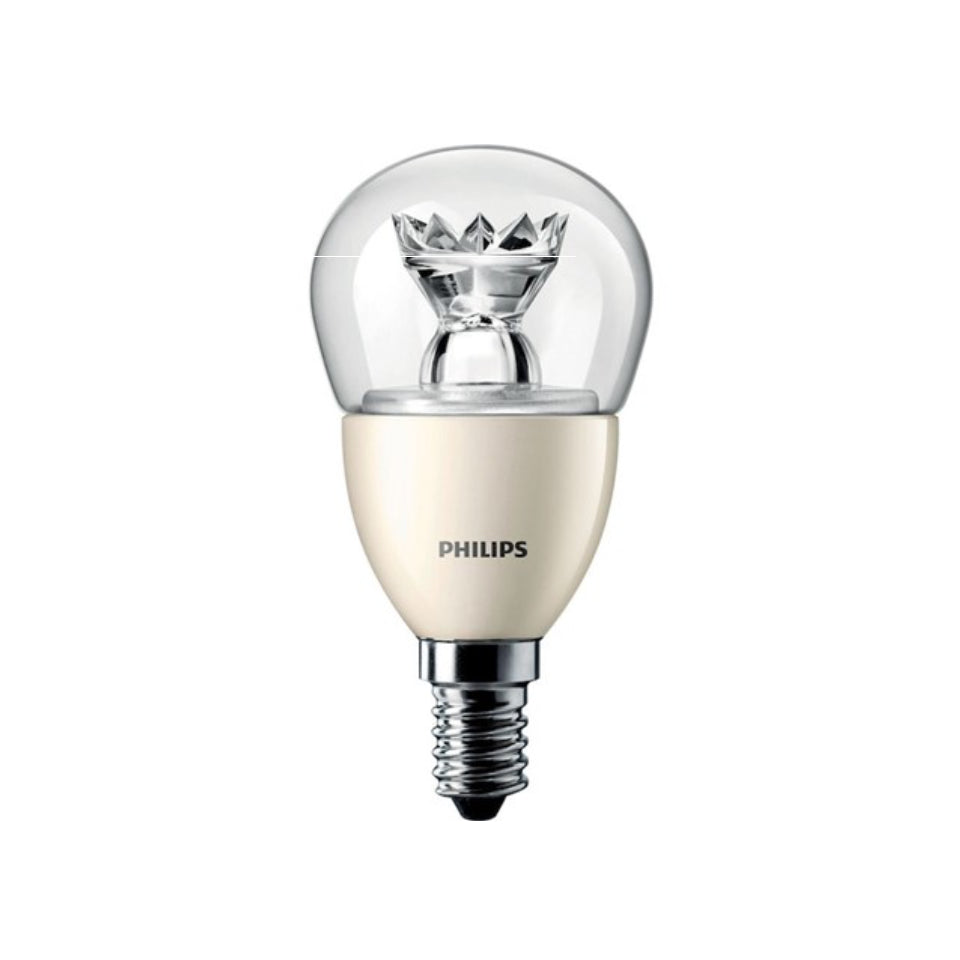 Philips LED Kronepære 6W(40W) 827 470lm Dim Klar E14