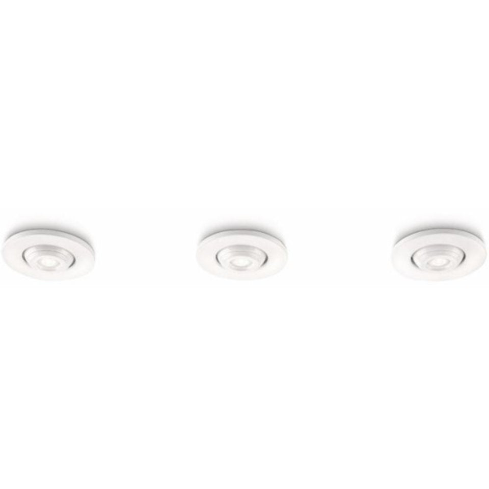 Philips LED Downlight 7,5W 827 465lm Dim Ø7,5cm. Hvid