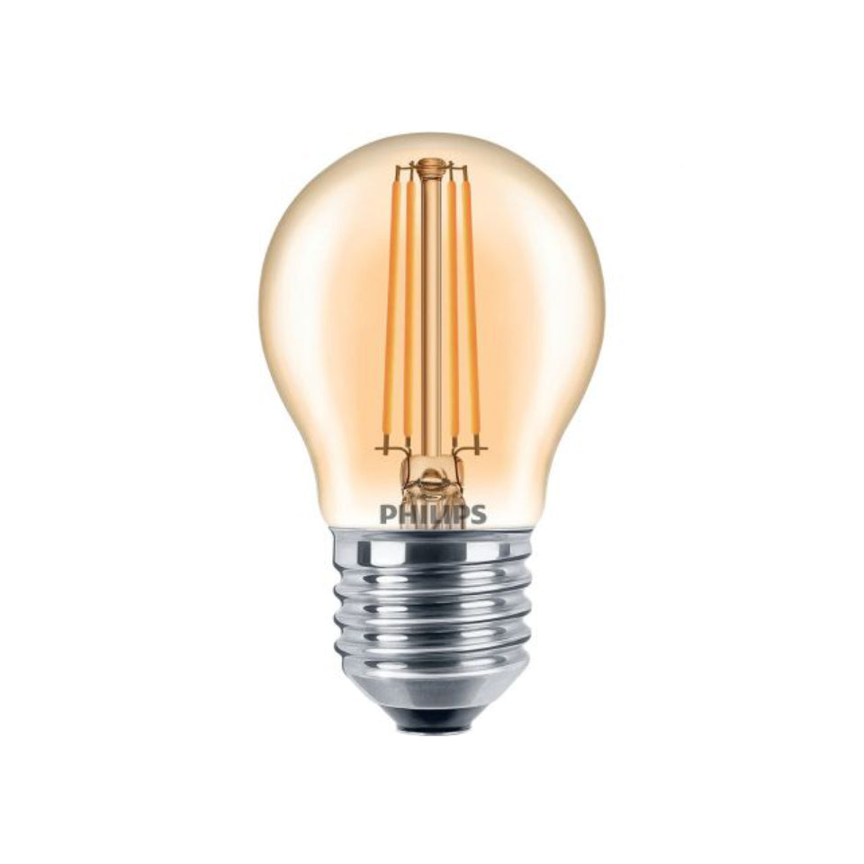 Philips LED Kronepære 5W(35W) 825 410lm Dim Gold E27