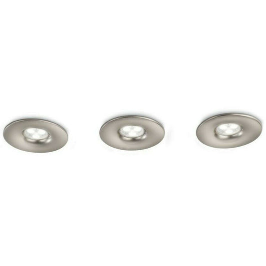 Philips LED Downlight 22,5W 831 350lm Ø11cm. Grå 3-pak