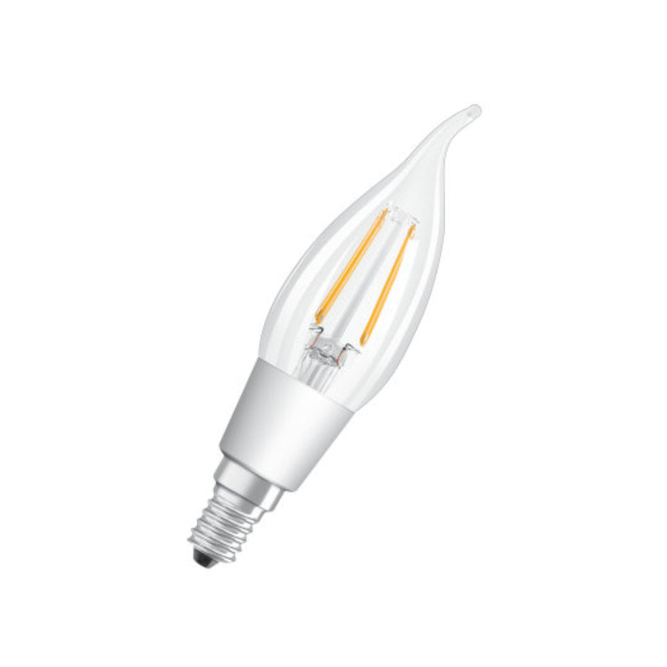 Osram LED Kertepære 4,5W(40W) 822-827 470lm GlowDim Klar Vind E14