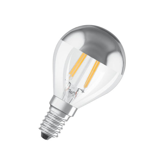 Osram LED Kronepære 4W(34W) 827 380lm Klar Topforspejlet E14
