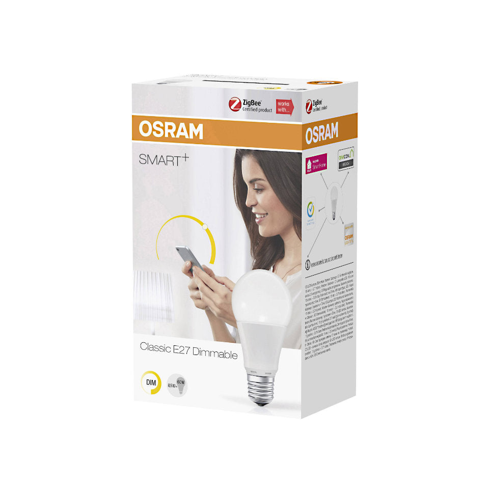 Osram Smart+ LED Standardpære 8,5W 827 810lm Dim ZigBee E27
