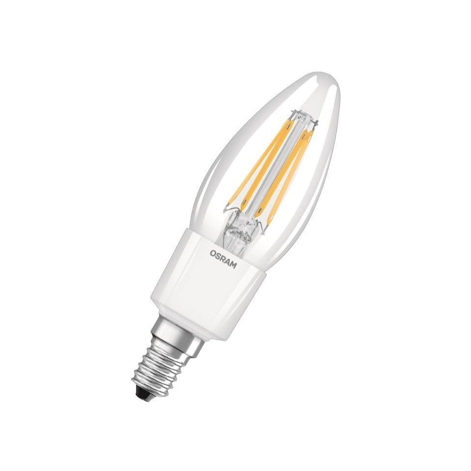Osram LED Kertepære 4,5W(40W) 827 470lm Dim Klar E14