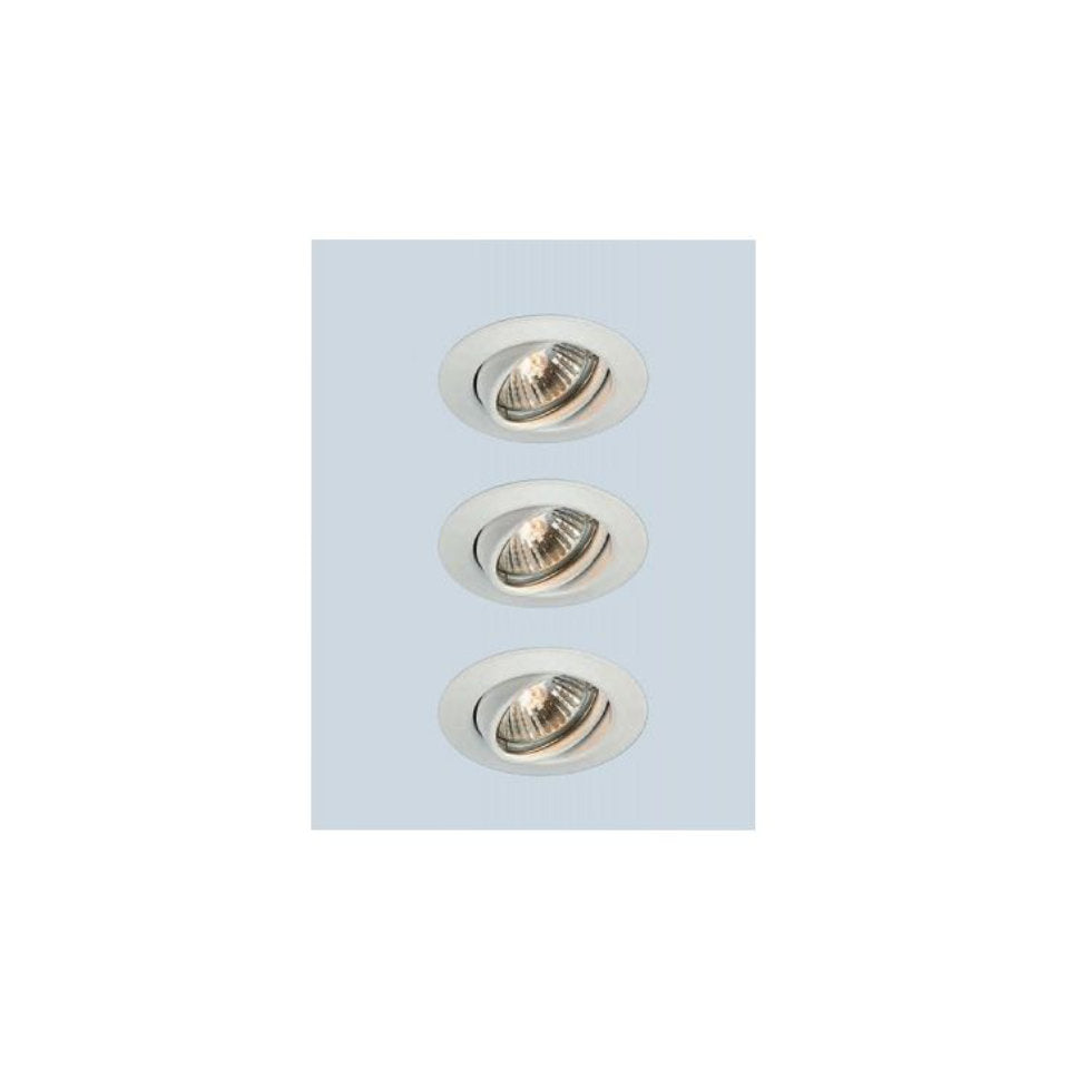 Massive Downlight Ø9cm. Hvid 3-Pak