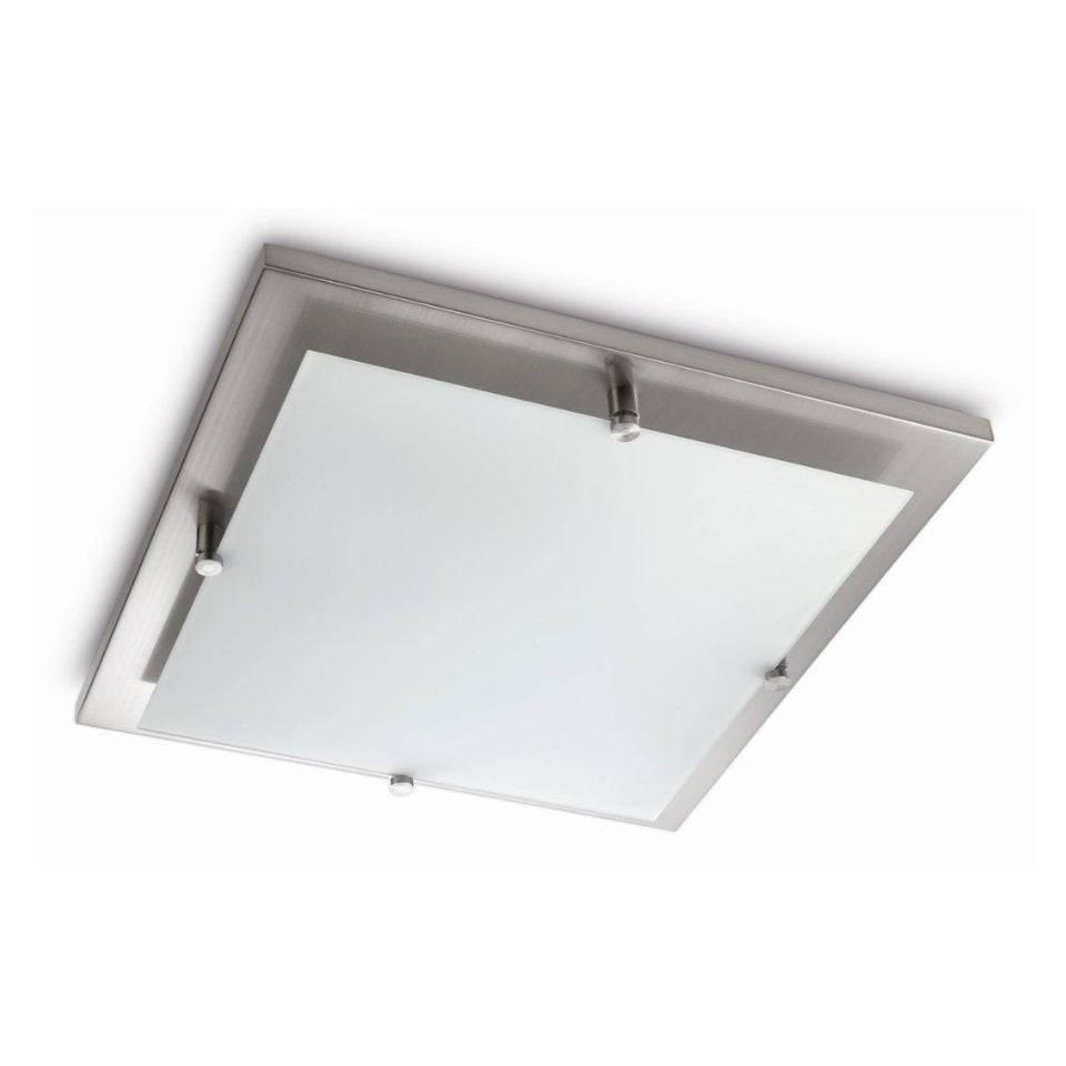 Massive Loftlampe Dorothy 37cm. Mat/Chrom