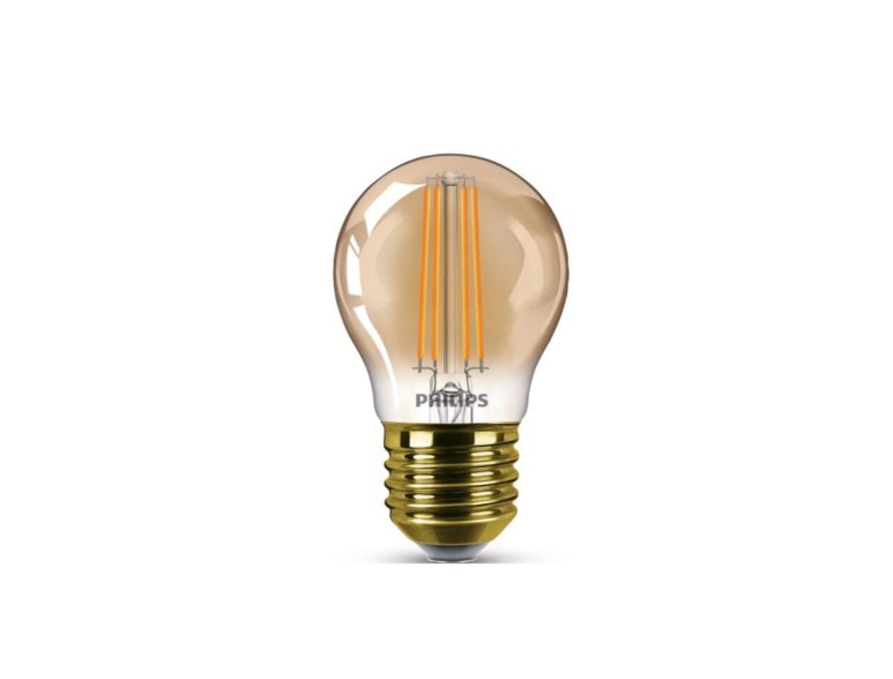 Philips LED Kronepære 5W(32W) 822 350lm. Dim Flame Gold E27