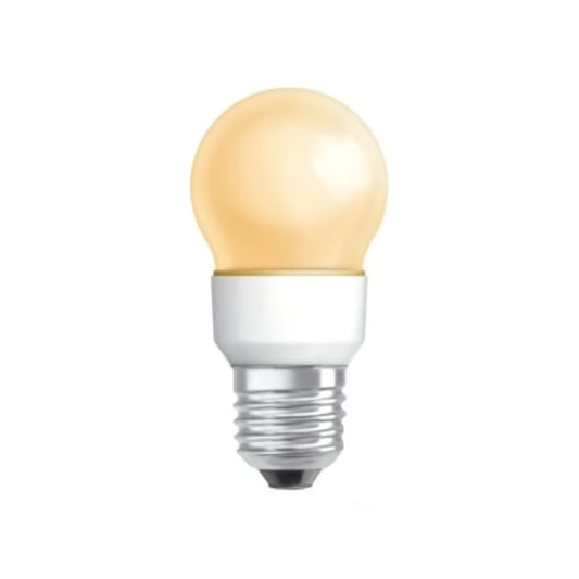 Osram LED Kronepære 1W Gul Mat E27
