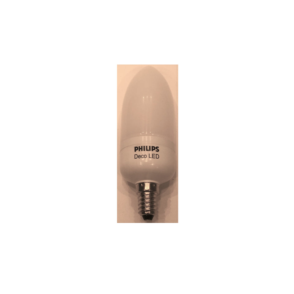 Philips LED Kertepære 1W Rød E14