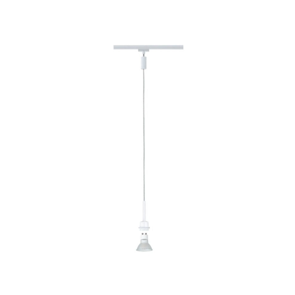Paulmann URail Pendel GZ10 13,5cm. Hvid