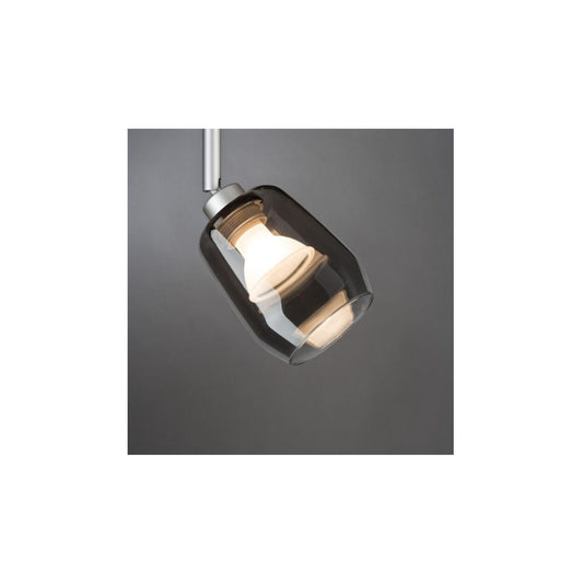 Paulmann Lampeskærm Deco Vento Ø8cm. Røgfarvet