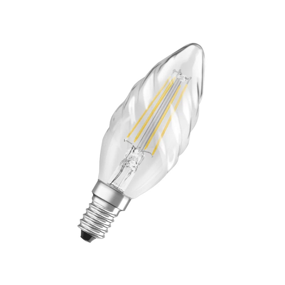 Osram LED Kertepære 4W(40W) 827 470lm Klar Snoet E14