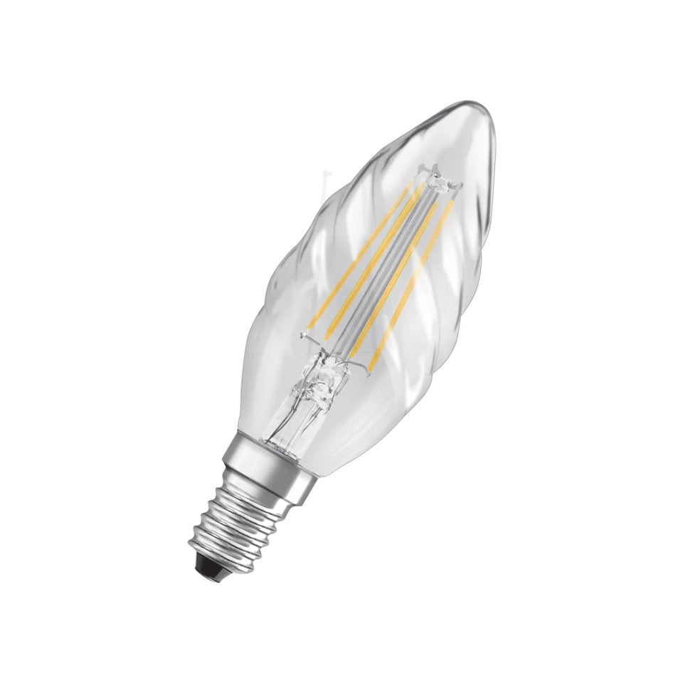 Osram LED Kertepære 4W(40W) 827 470lm Klar Snoet E14