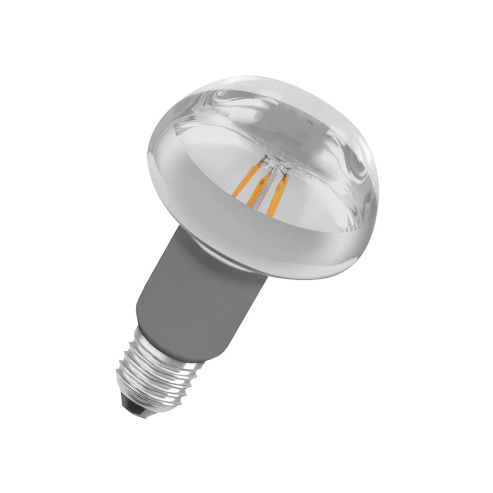 Osram LED Reflektorpære R80 7W(46W) 827 580lm 35° Grå/Klar E27