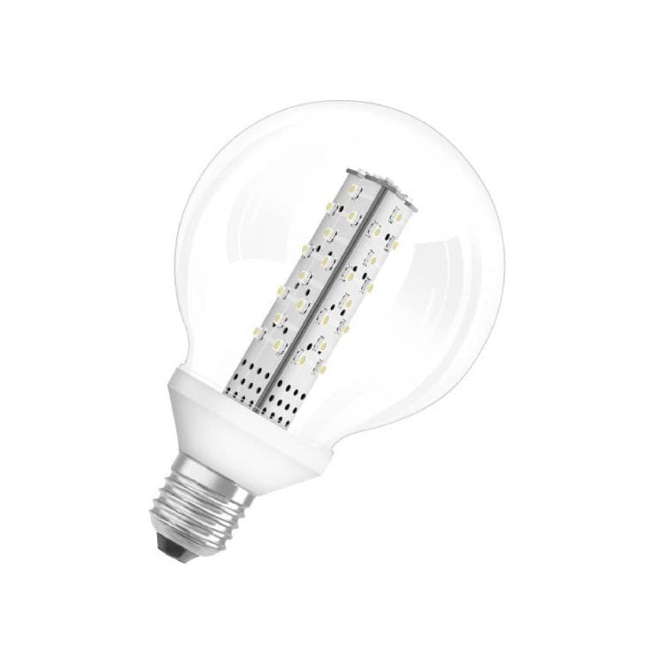 Osram LED Globepære 3W(15W) 730 136lm. Klar Ø95 E27