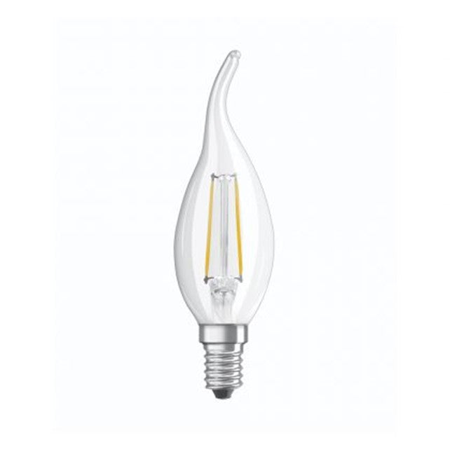 Osram LED Kertepære 4W(40W) 827 470lm Klar Vind E14