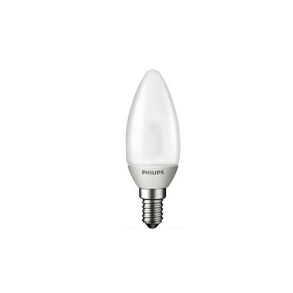 Philips LED Kertepære 2W(10W) 827 86lm Mat E14