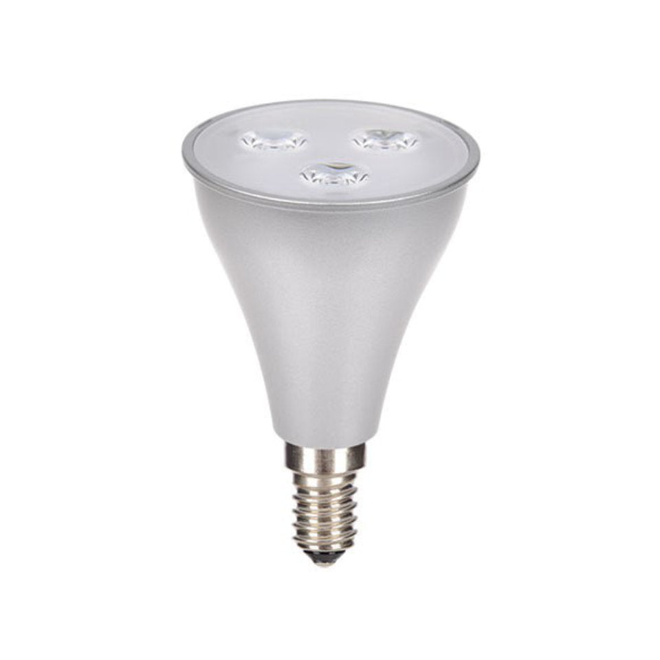 GE LED Reflektorpære R50 3W(35W) 827 230lm 35° Sølv E14