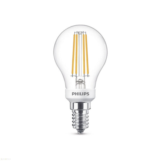 Philips LED Kronepære 5W(40W) 827 470lm Dim Klar E14
