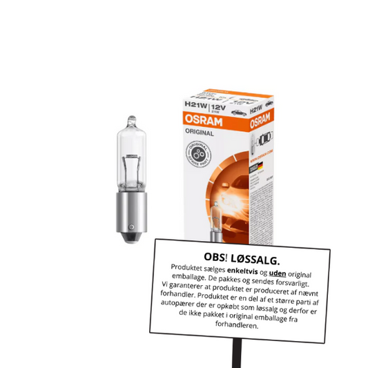 Osram Autopære H21W 21W 12V 600lm BAY9s