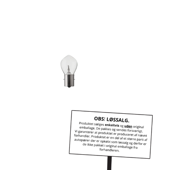 Osram Autopære 45W 12V BA20s