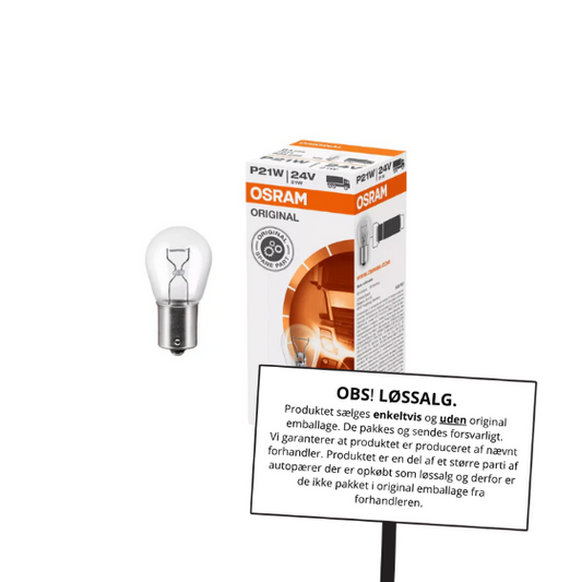 Osram Autopære P21W 21W 24V 460lm BA15s