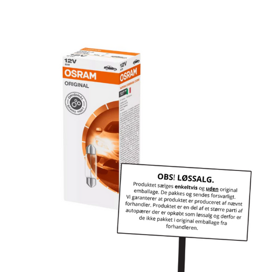 Osram Autopære Pinolpære 6W 12V 85lm SV8.5-8