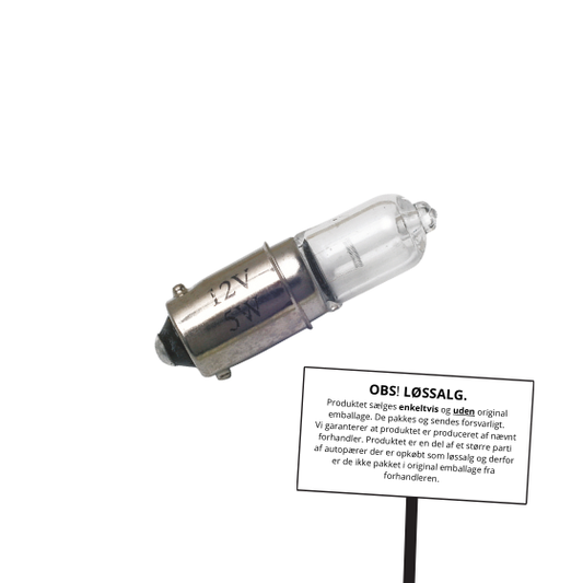 Autopære 5W 12V 80lm BA9s