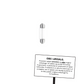 Osram Autopære Pinolpære 10W 12V 105lm SV8.5-8
