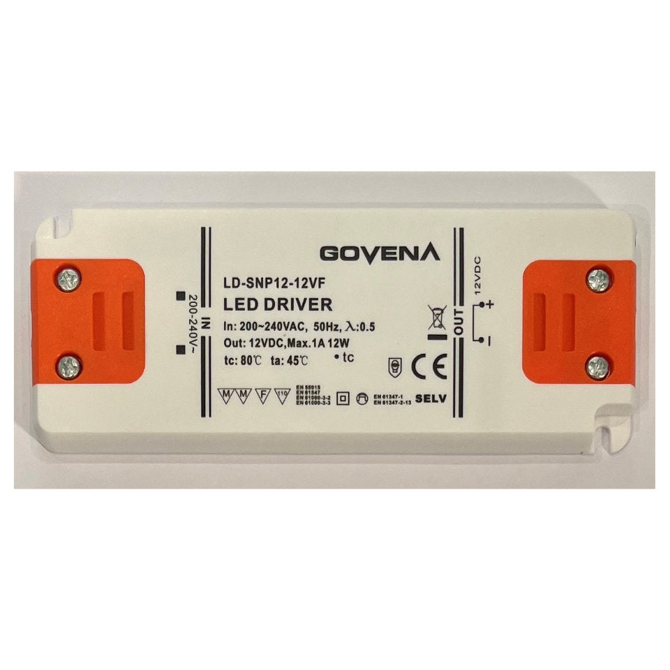 Govena LED Driver 0-12W 12VDC