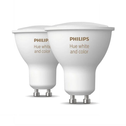 Philips Hue LED GU10 4,3W(35W) White And Color Ambiance 2-pak