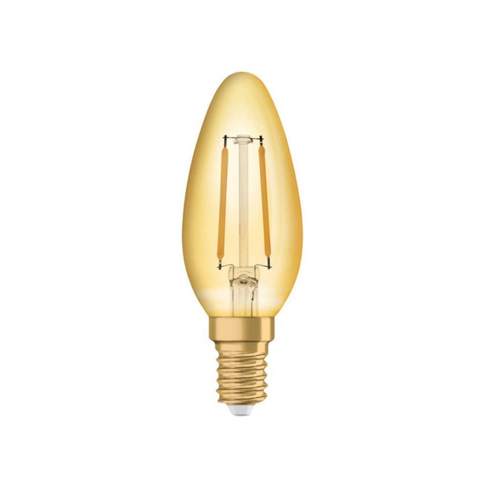 Osram LED Kertepære 1,6W(12W) 824 120lm Gold E14