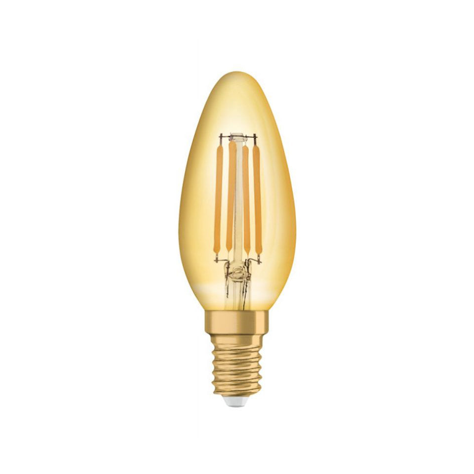 Osram LED Kertepære 4,5W(36W) 825 420lm Gold E14