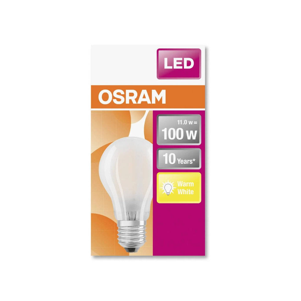 Osram LED Standardpære 11W(100W) 827 1521lm Mat E27
