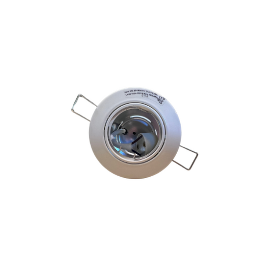 Unelco Downlight GU10 Ø50mm 230V Kipbar m/bagdåse Hvid