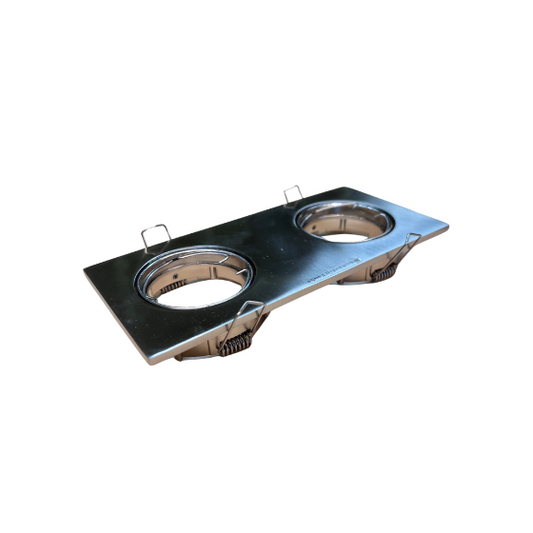Daxtor Downlight GU10 Ø50mm 230V Kipbar Børstet Stål