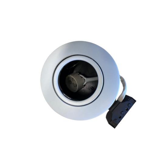 Nordtronic Downlight GU10 Ø87mm m/Bagdåse Kipbar 230V Mat Hvid