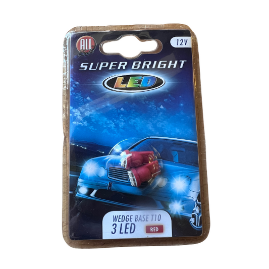 All Ride LED Autopære T10 12V 3 LED